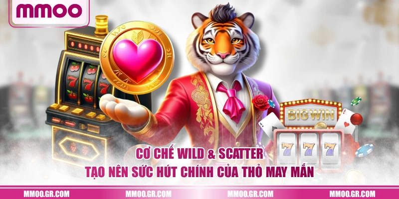 Cơ chế Wild & Scatter tạo nên sức hút chính của Thỏ May Mắn
